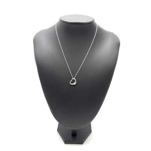 Tiffany Open Heart Necklace Silver